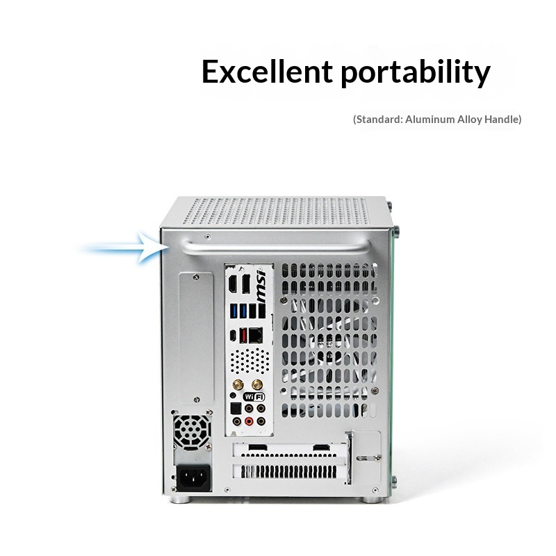 11L Alüminyum Taşınabilir ITX  - Portable Aluminum Itx Case Carry Handle incelemesi ve fiyatı